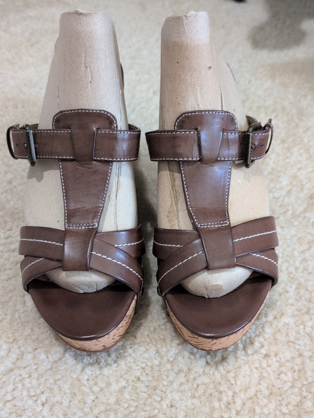Guess Platform Adjustable Straps Sandals